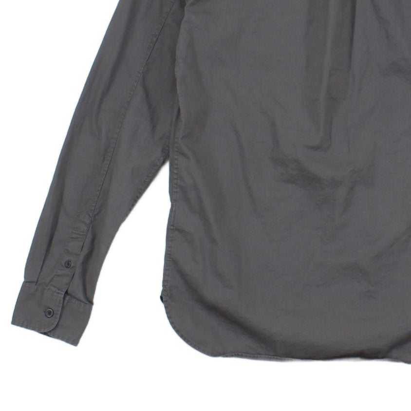 Mens Shirt Button Up Long Sleeve Cotton