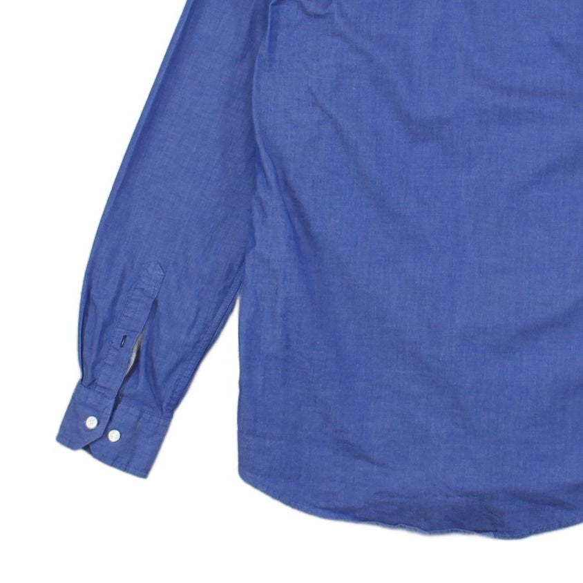 Mens Shirt Stretch Button Down Long Sleeve