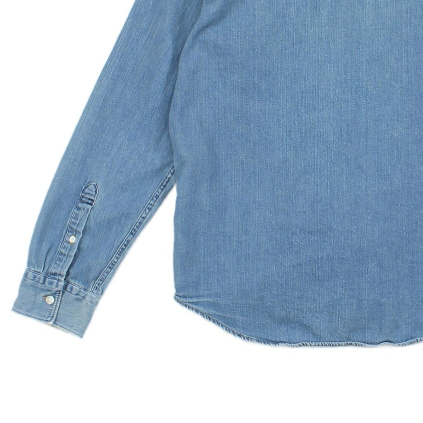 Mens Denim Shirt Button Up