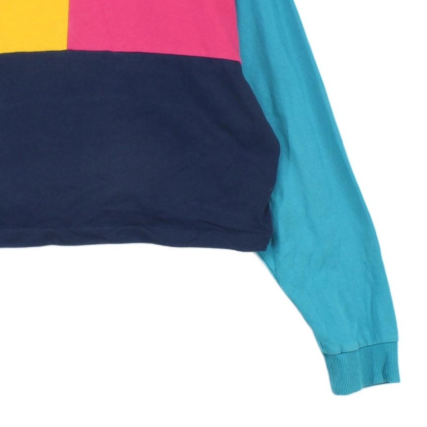 Womens Rugby Shirt Cropped Oversized