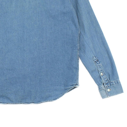 Mens Denim Shirt Button Up