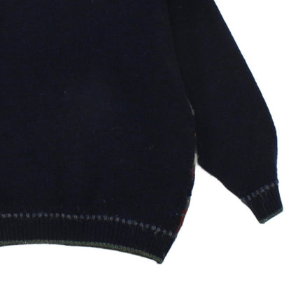 Mens Alpaca Jumper Knit Patterned Wool