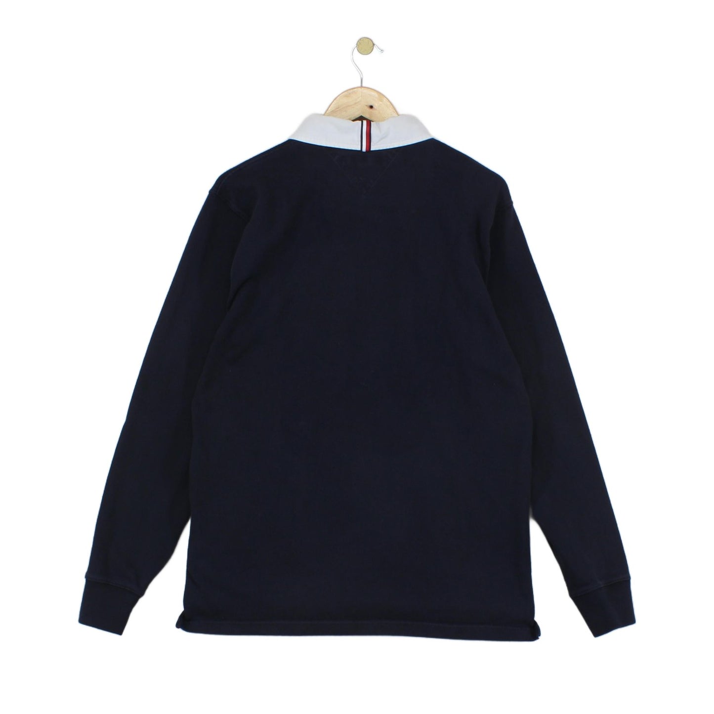Mens Rugby Polo Shirt Classic Long Sleeve