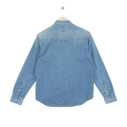 Mens Denim Shirt Button Up