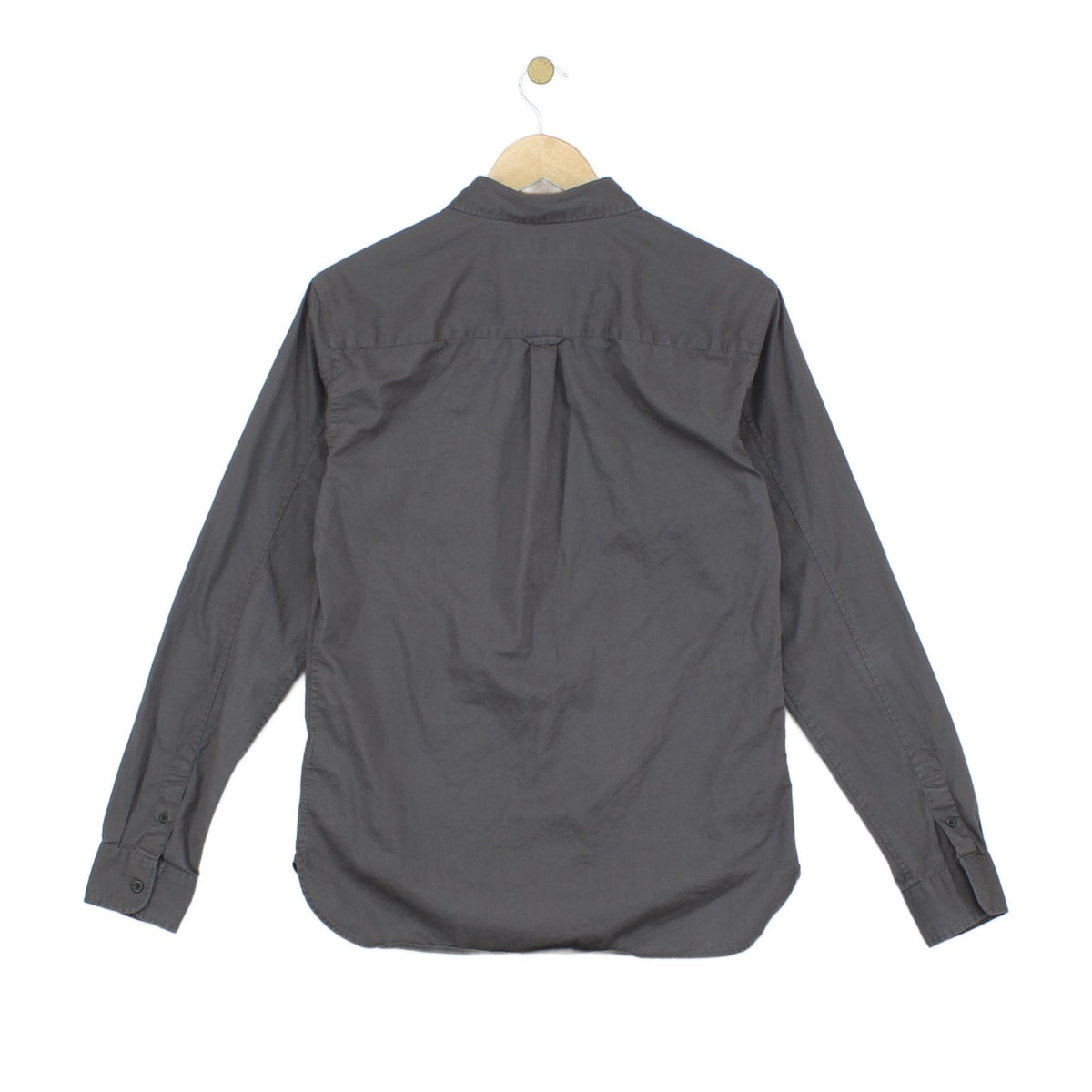 Mens Shirt Button Up Long Sleeve Cotton