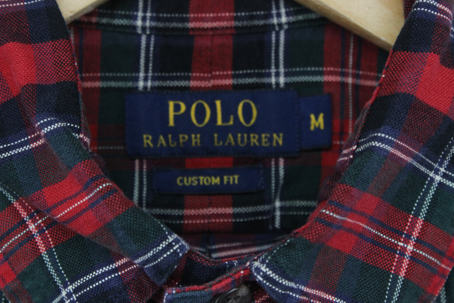 Mens Plaid Shirt Custom Fit Button Up Long Sleeve