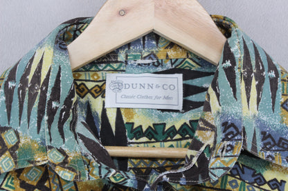 Mens Abstract Shirt Short Sleeve