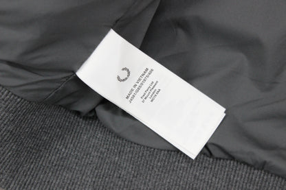 Mens Jacket Full Zip Embroidered Logo Wool Blend