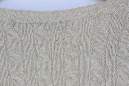 Womens V-Neck Jumper Knit Lambswool