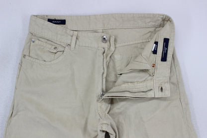 Mens Chino Trousers Zip Fly Regular Fit