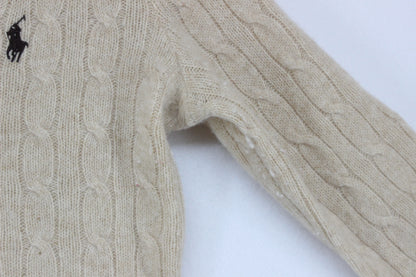Womens V-Neck Jumper Knit Lambswool