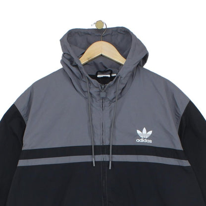 Mens Track Jacket Hooded Full Zip