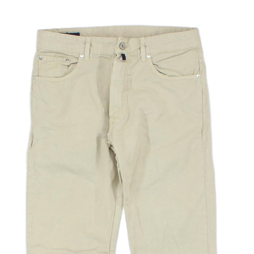 Mens Chino Trousers Zip Fly Regular Fit