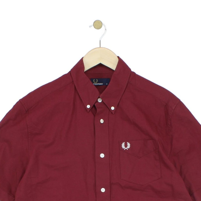 Mens Oxford Shirt Button Up Short Sleeve