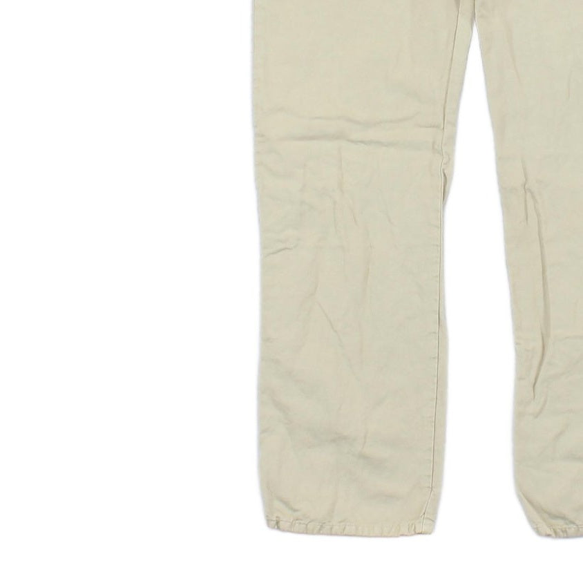 Mens Chino Trousers Zip Fly Regular Fit