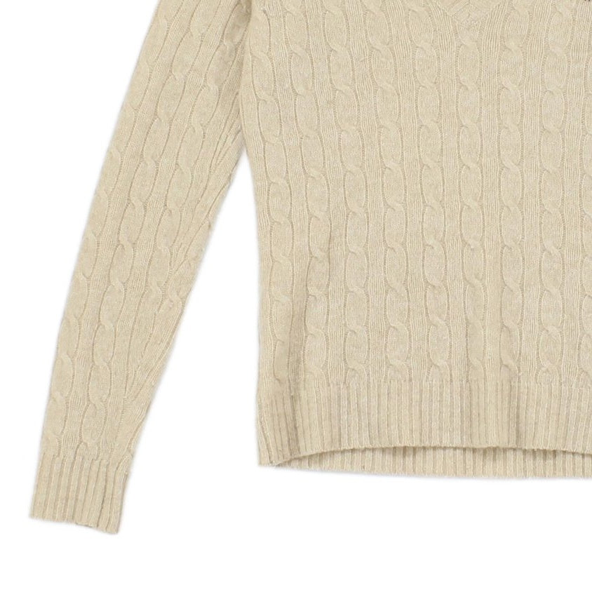 Womens V-Neck Jumper Knit Lambswool