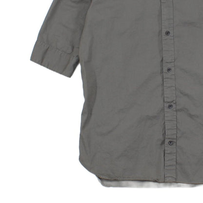 Mens Shirt Button Up Collared Short Sleeve