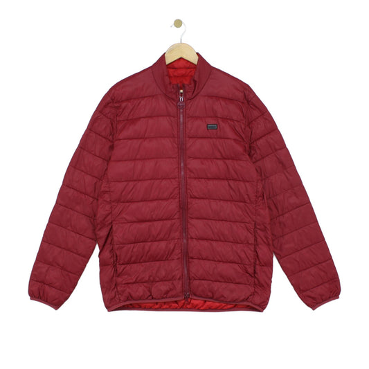 Mens Quilted Jacket Lightweight Outdoor Fibredown