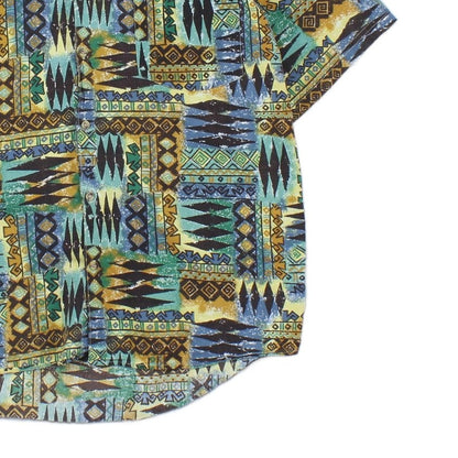 Mens Abstract Shirt Short Sleeve