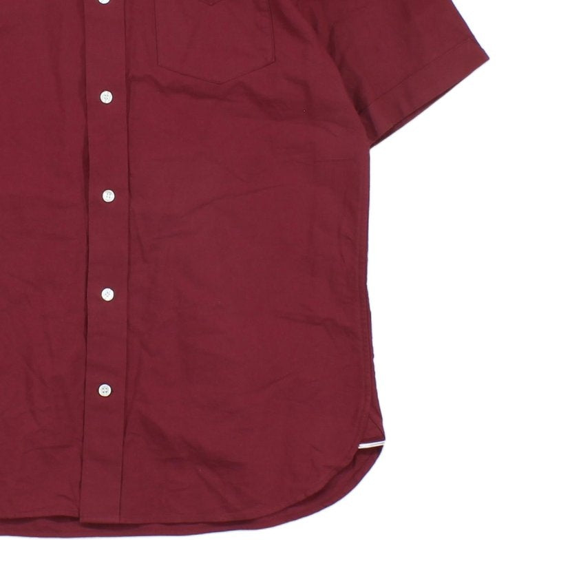 Mens Oxford Shirt Button Up Short Sleeve