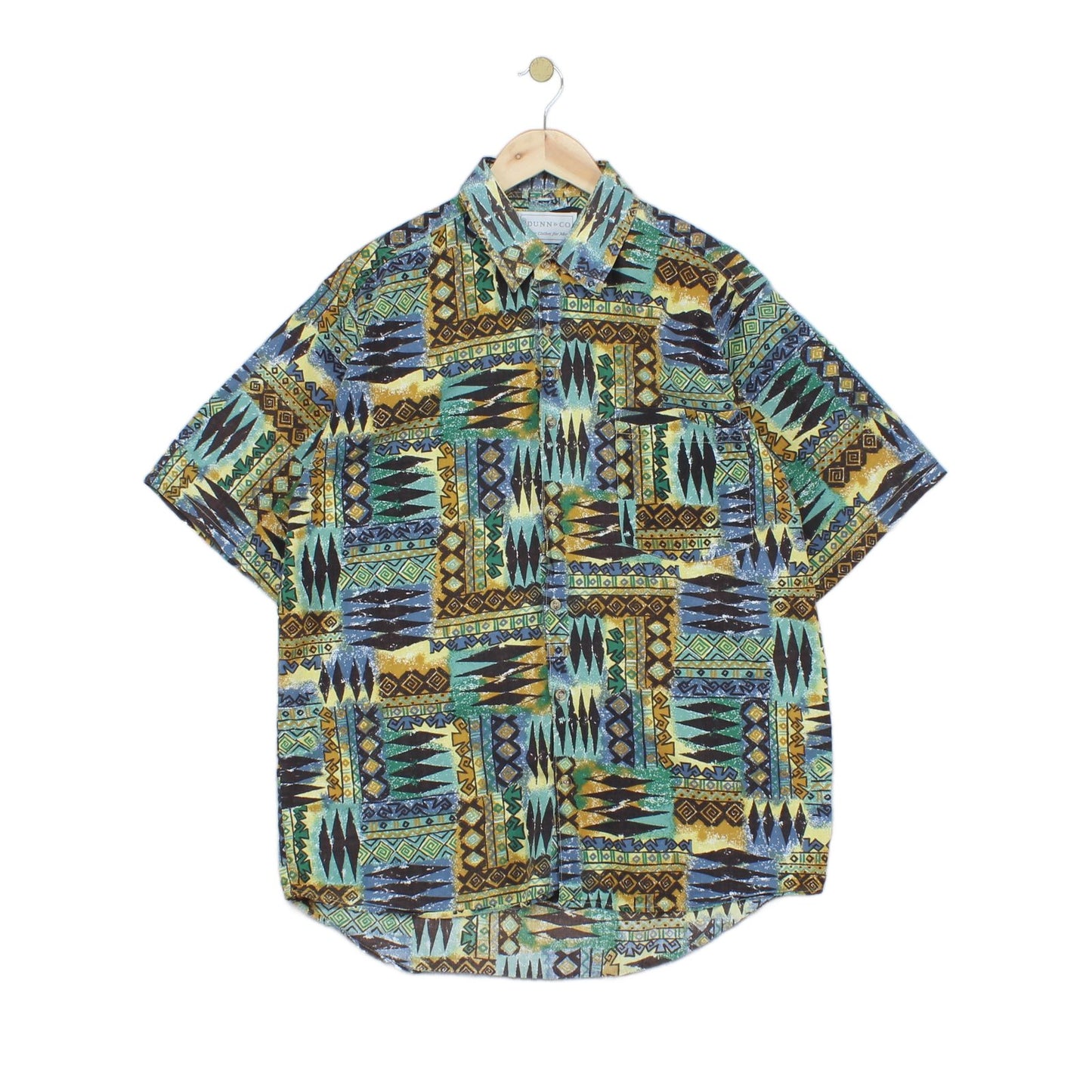 Mens Abstract Shirt Short Sleeve