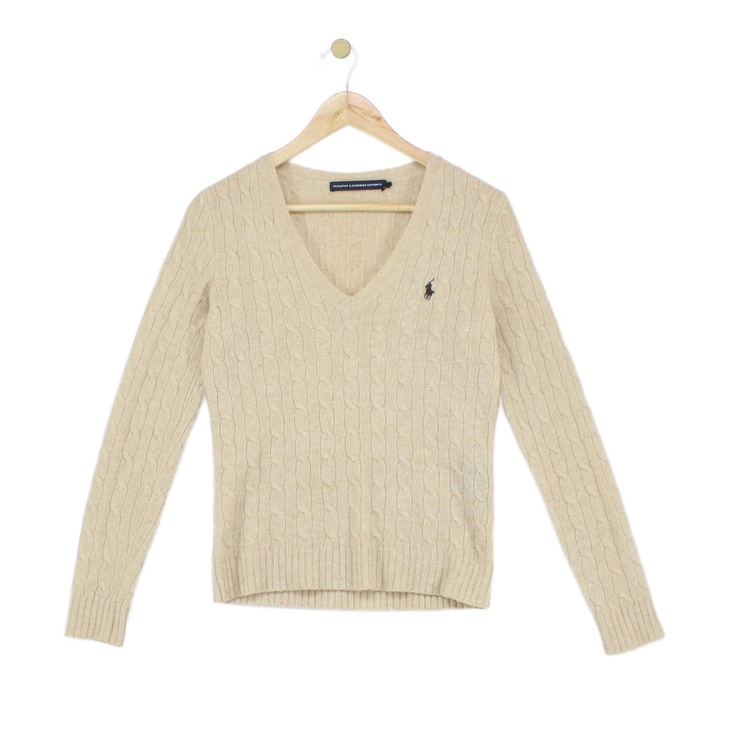 Womens V-Neck Jumper Knit Lambswool