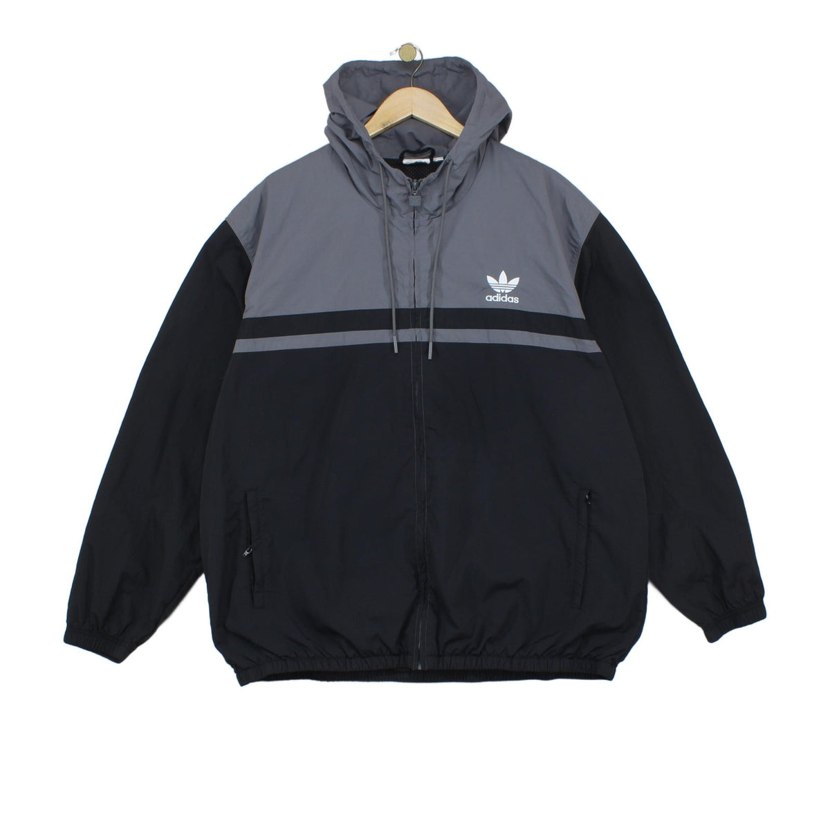 Mens Track Jacket Hooded Full Zip