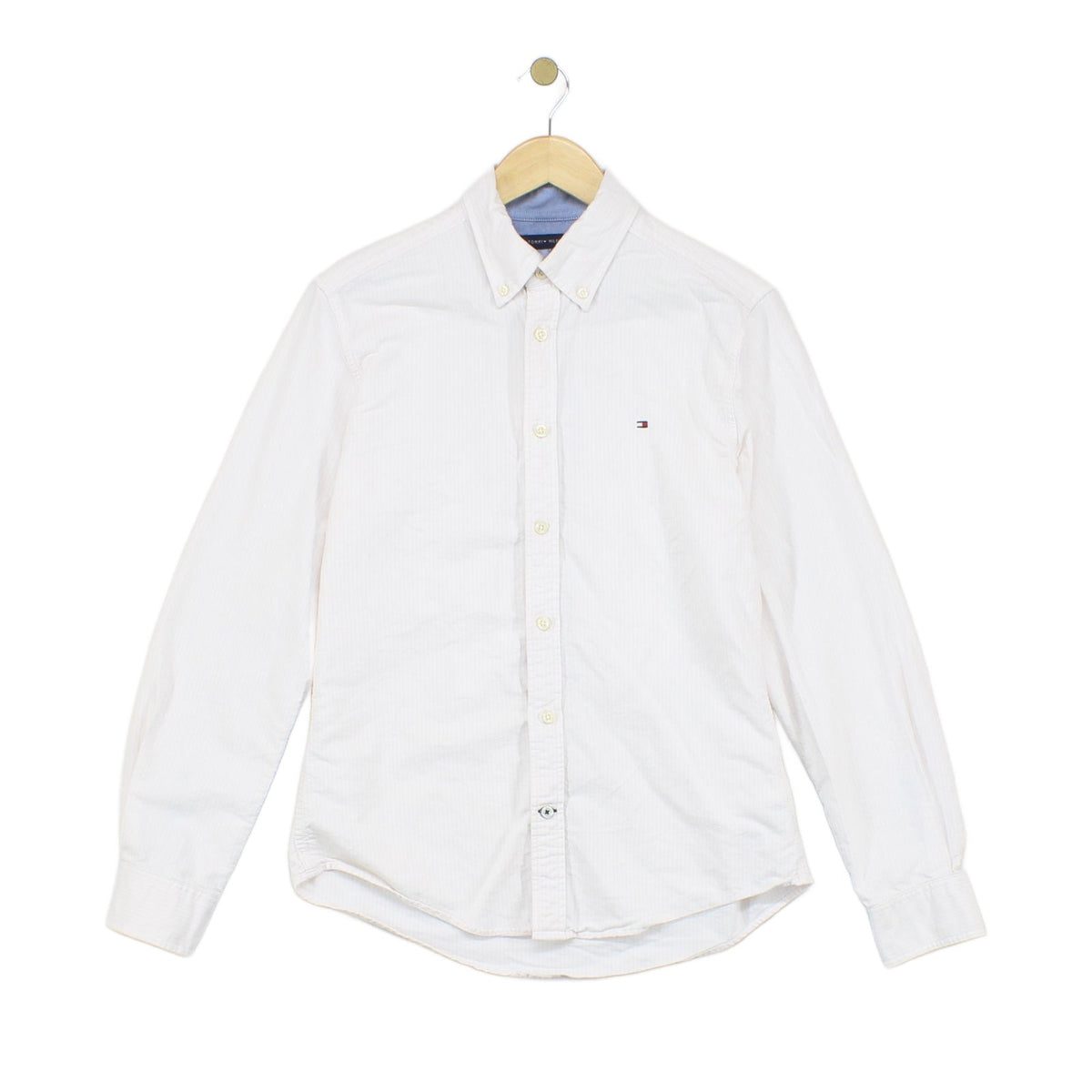 Mens Striped Shirt Custom Fit Classic Long Sleeve