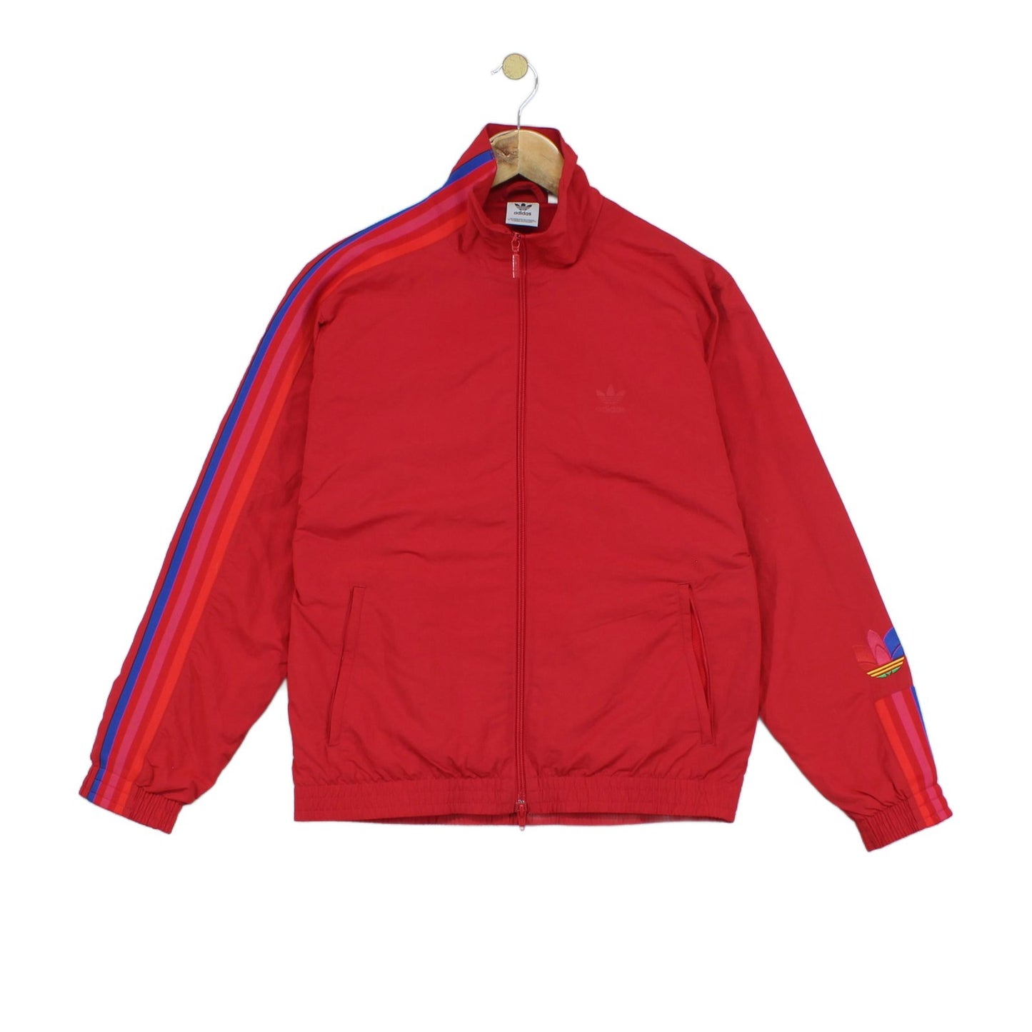 Womens Track Jacket Full Zip Striped