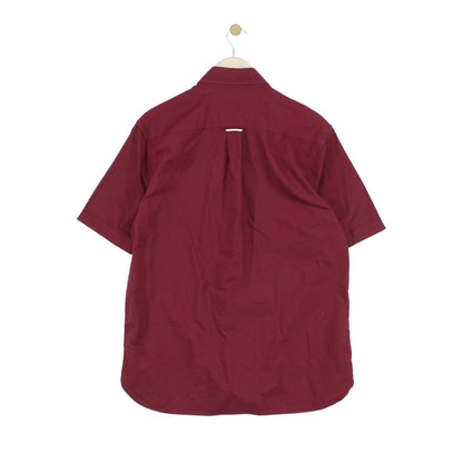 Mens Oxford Shirt Button Up Short Sleeve