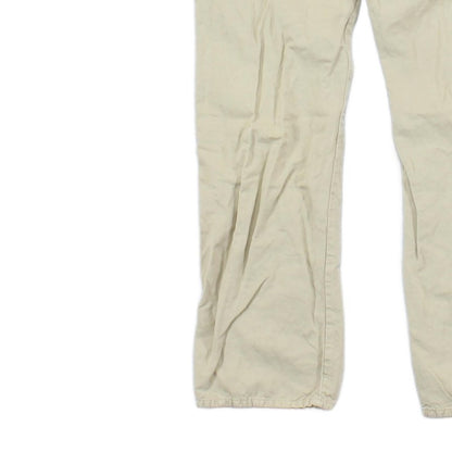 Mens Chino Trousers Zip Fly Regular Fit