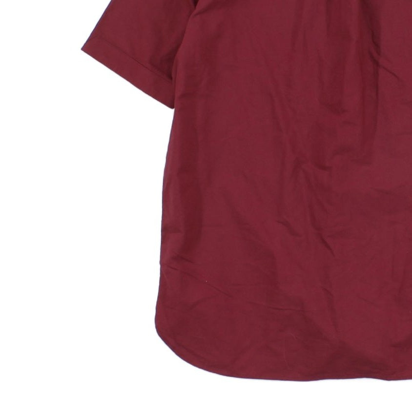 Mens Oxford Shirt Button Up Short Sleeve