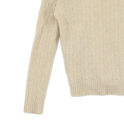 Womens V-Neck Jumper Knit Lambswool