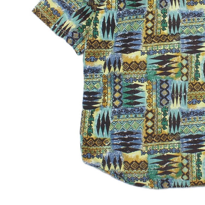 Mens Abstract Shirt Short Sleeve