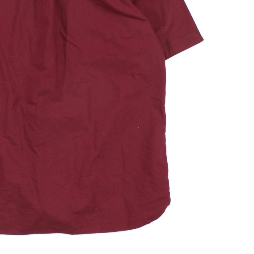 Mens Oxford Shirt Button Up Short Sleeve