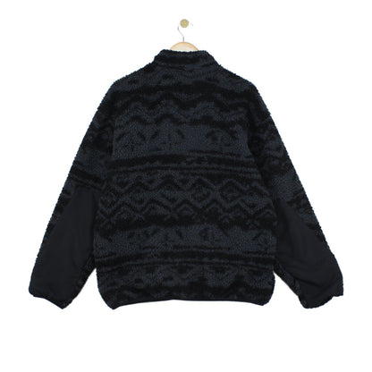 Mens Fleece Jacket Casual Outerwear Camo