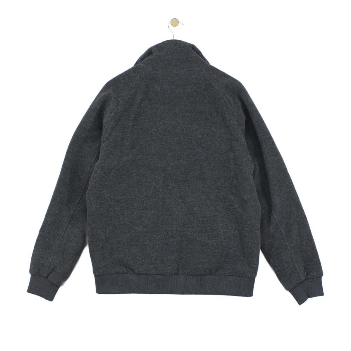 Mens Jacket Full Zip Embroidered Logo Wool Blend
