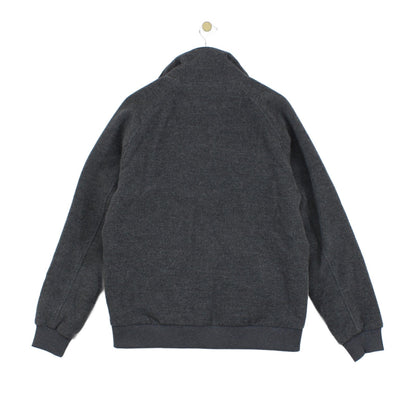 Mens Jacket Full Zip Embroidered Logo Wool Blend