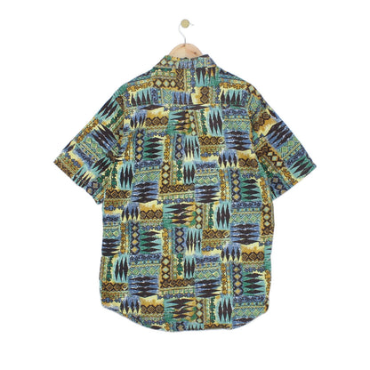 Mens Abstract Shirt Short Sleeve