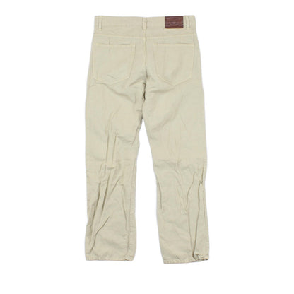 Mens Chino Trousers Zip Fly Regular Fit