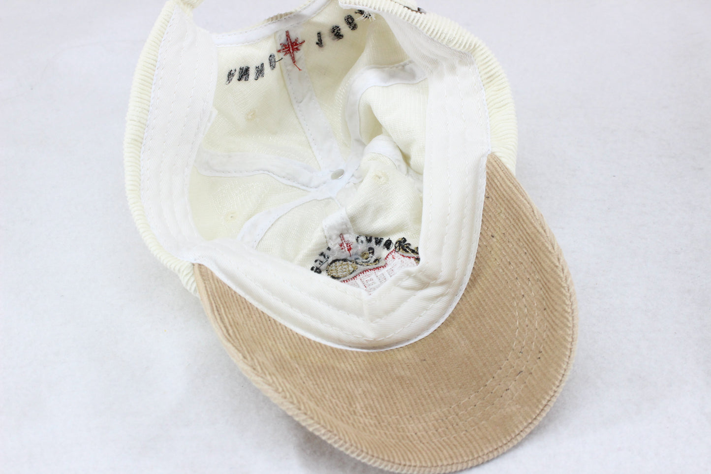 Mens Baseball Corduroy Cap Adjustable