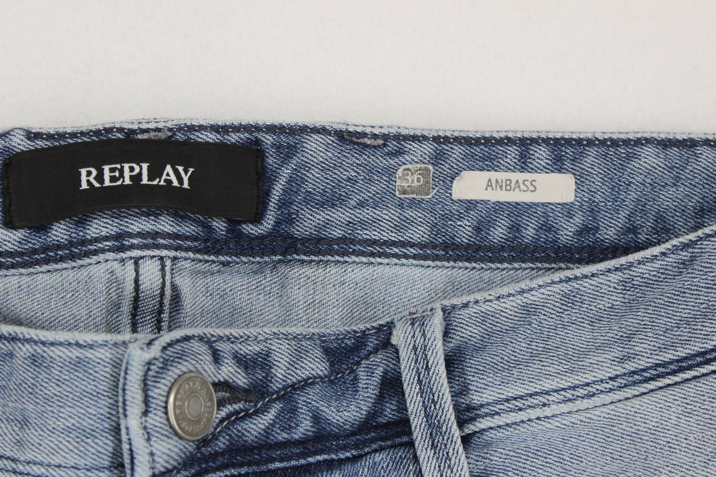 Mens Anbass Jeans Slim Denim