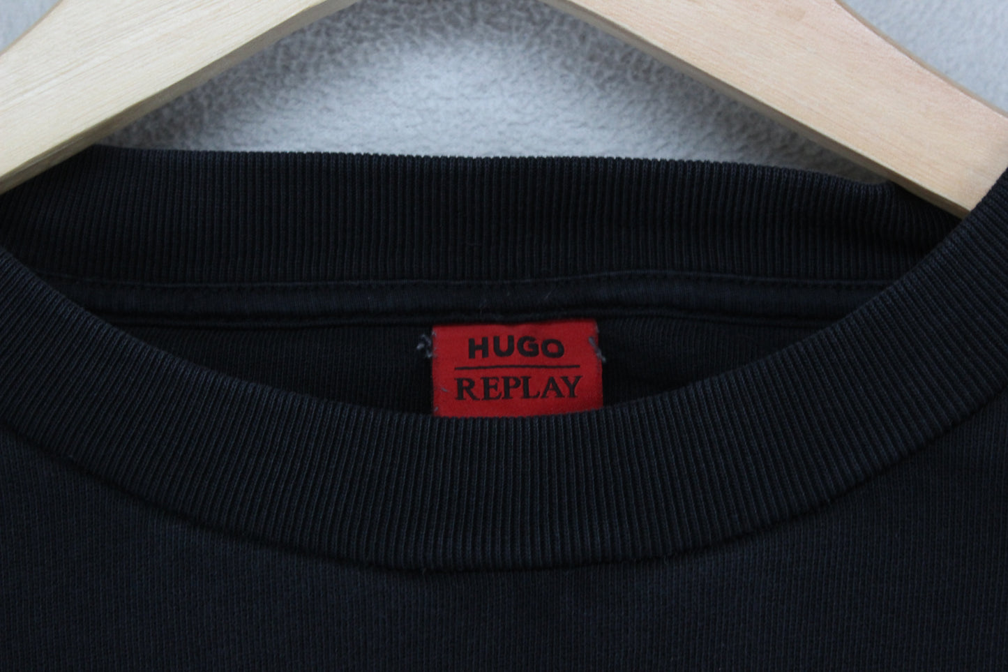 Mens Replay Sweatshirt Oversized Long Sleeve Pullover