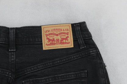 Womens Denim Shorts A-Line Mom