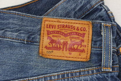 Womens 501 Jeans Classic Fit 100% Cotton Denim