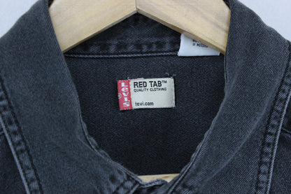 Mens Denim Shirt Long Sleeve Oversized