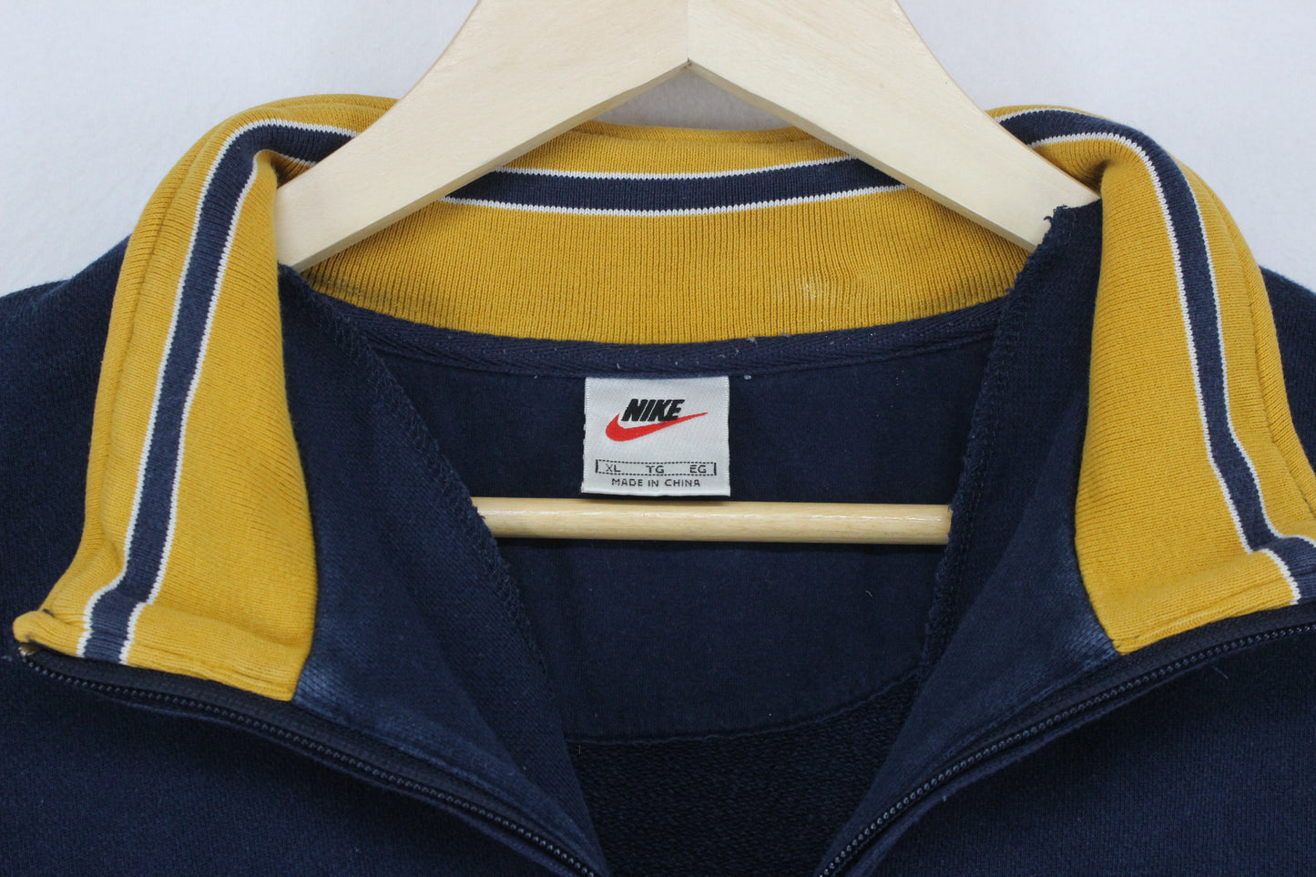 Mens 1/4 Zip Sweatshirt Oversized Pullover