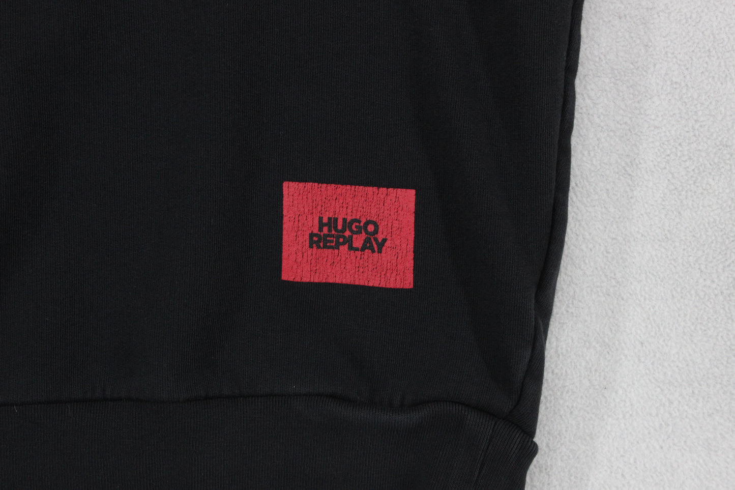 Mens Replay Sweatshirt Oversized Long Sleeve Pullover