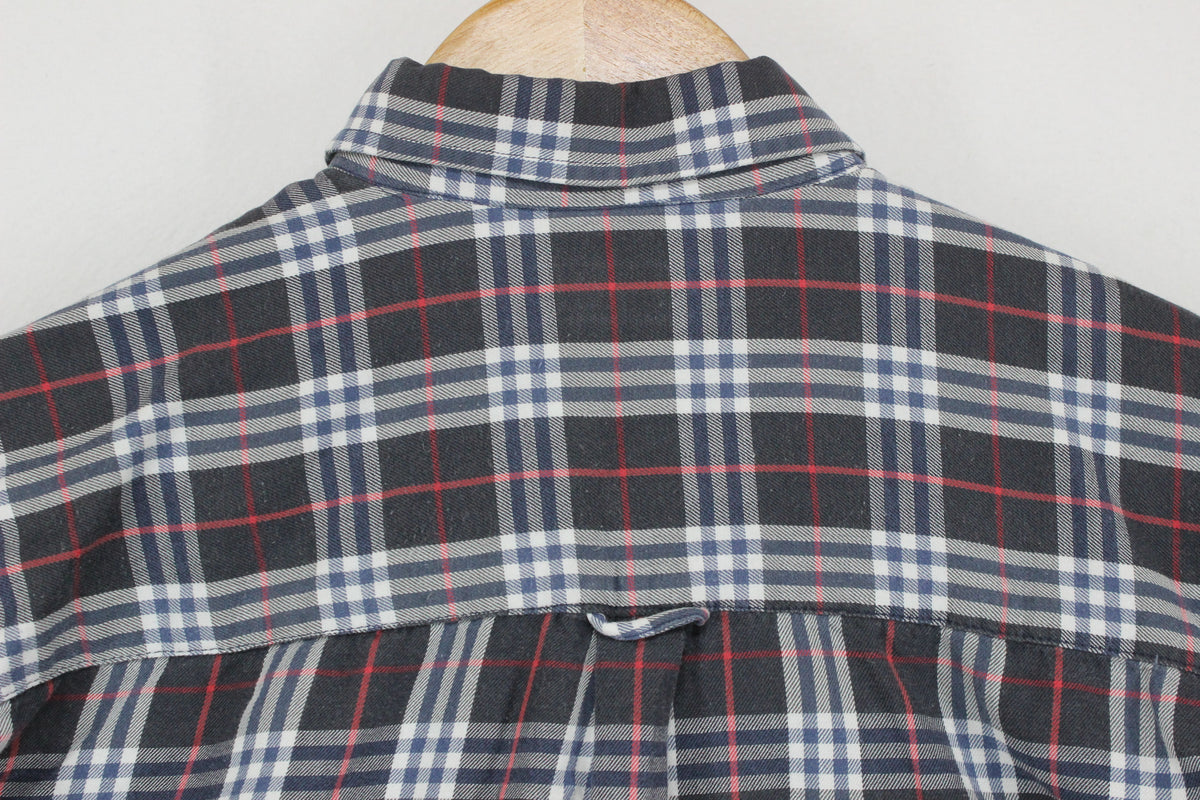 Boys Check Shirt Uk Made Button Up