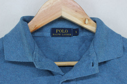 Mens Polo Shirt Long Sleeve Collared Cotton